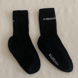 Balenciaga 7 Days of the Week Socks (only Wednesday, one pair)